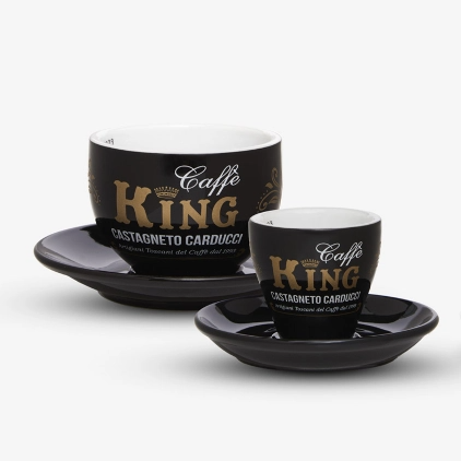 tazze cappuccino nere